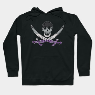 Asexual Pirate Pride (darkMode) Hoodie